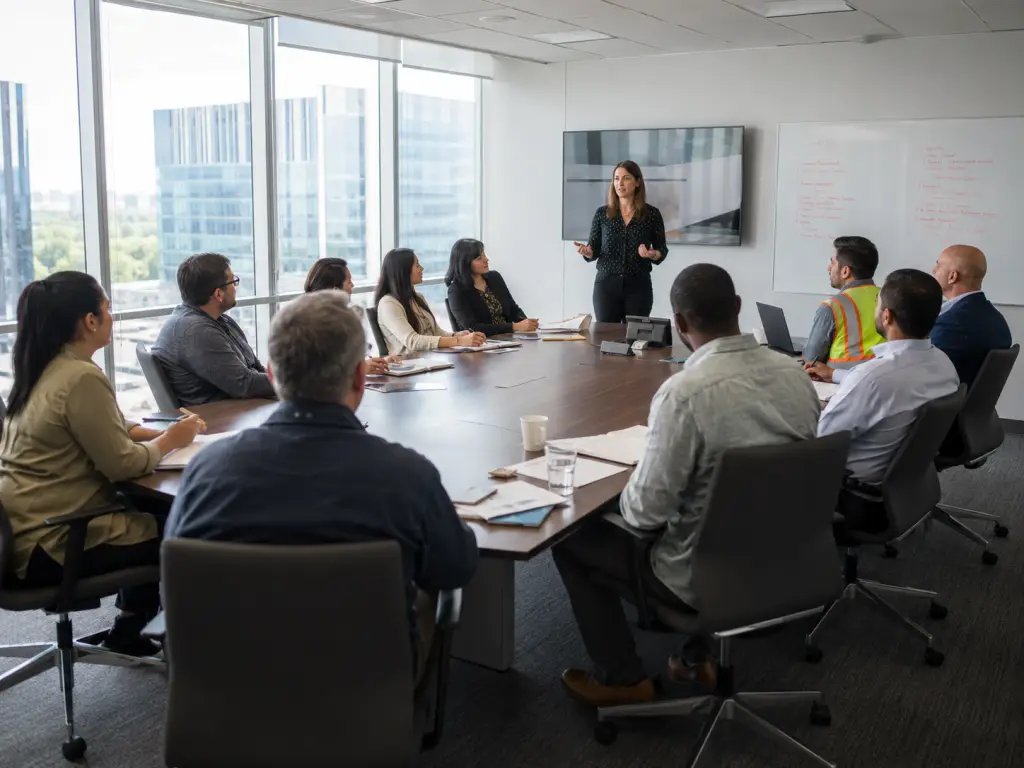 Vergaderzaal taaltraining